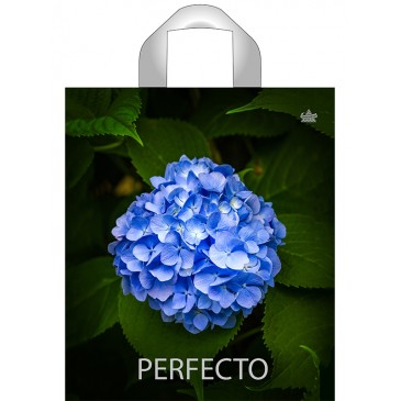 Мешок  ПВД (петля) 350*310 (95мкр) Перфекто Гортензия